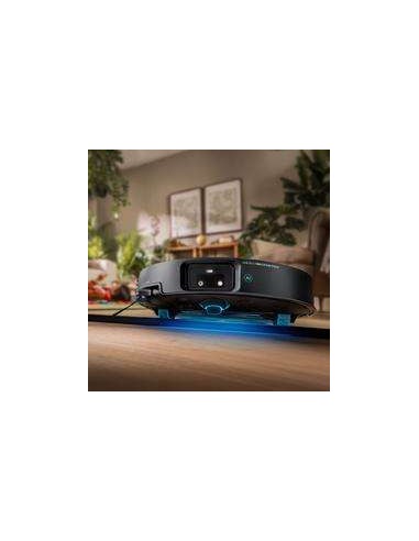 Cecotec Conga X100 Robot Aspirador Láser 4en1 con Sistema de Limpieza Adaptativa, Base de Autovaciado.
