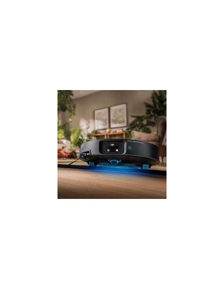 Cecotec Conga X100 Robot Aspirador Láser 4en1 con Sistema de Limpieza Adaptativa, Base de Autovaciado.