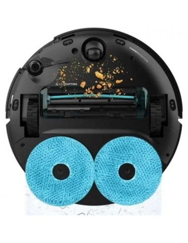 Cecotec Conga X100 Robot Aspirador Láser 4en1 con Sistema de Limpieza Adaptativa, Base de Autovaciado.