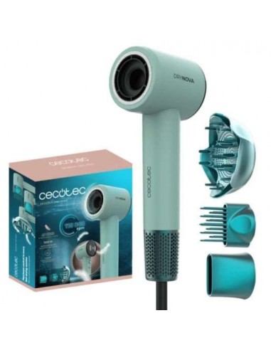 Cecotec DryNova 3in1 Mint Secador de Pelo Brushless Compacto y Ligero, 1600W