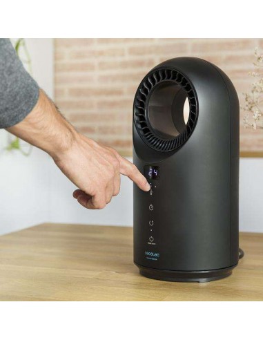 Cecotec Ready Warm 8400 Bladeless Connected Calefactor Bladeless con 1500W, WiFi, Mando a Distancia