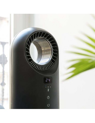 Cecotec Ready Warm 8400 Bladeless Connected Calefactor Bladeless con 1500W, WiFi, Mando a Distancia