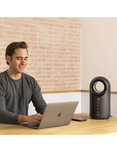 Cecotec Ready Warm 8400 Bladeless Connected Calefactor Bladeless con 1500W, WiFi, Mando a Distancia