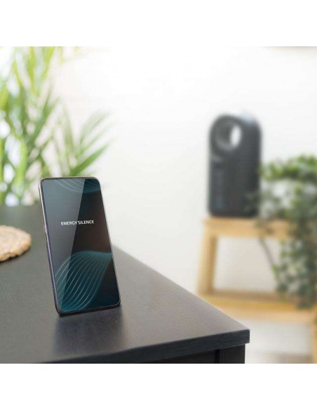 Cecotec Ready Warm 8400 Bladeless Connected Calefactor Bladeless con 1500W, WiFi, Mando a Distancia