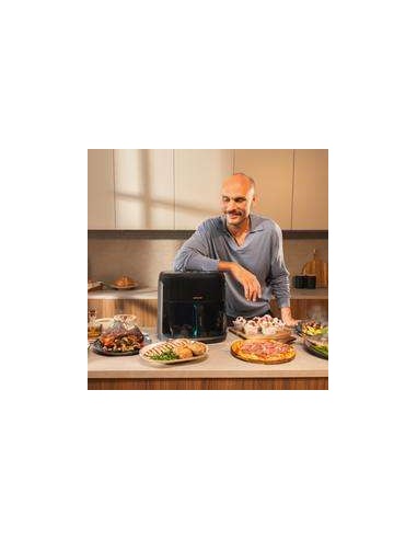 Cecotec Cecofry&Grill Smokin'Prime 8500 Freidora de Aire con Doble Resistencia 8.5L 2300W
