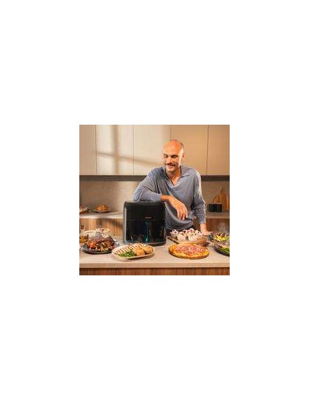 Cecotec Cecofry&Grill Smokin'Prime 8500 Freidora de Aire con Doble Resistencia 8.5L 2300W
