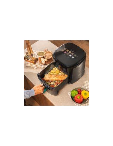 Cecotec Cecofry&Grill Smokin'Prime 8500 Freidora de Aire con Doble Resistencia 8.5L 2300W