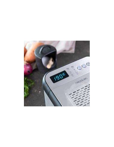 Cecotec Cleanfry Luxury 3000. Freidora de Aceite de 3.2L con 2400W, Acero Inoxidable