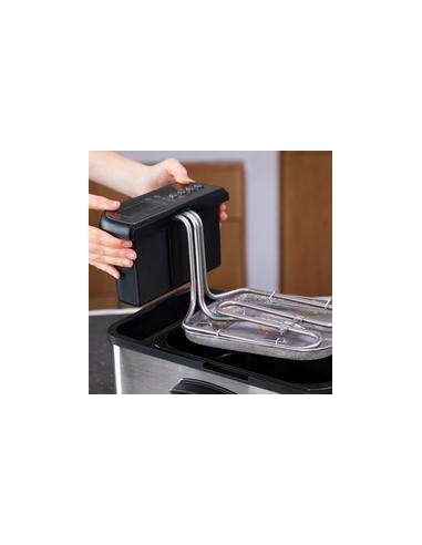 Cecotec Cleanfry Luxury 3000. Freidora de Aceite de 3.2L con 2400W, Acero Inoxidable