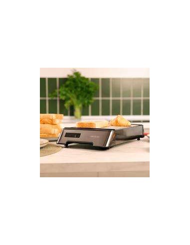 Cecotec NiceSlice Touch Tostador Plano Horizontal de Tres Resistencias con 1000W