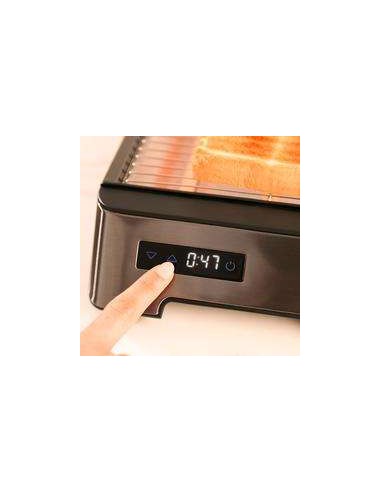 Cecotec NiceSlice Touch Tostador Plano Horizontal de Tres Resistencias con 1000W