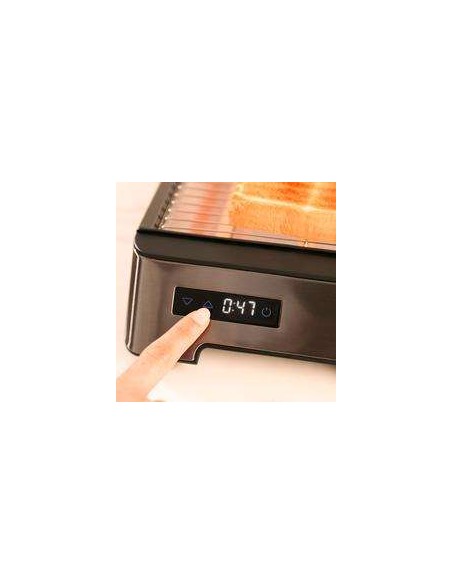 Cecotec NiceSlice Touch Tostador Plano Horizontal de Tres Resistencias con 1000W