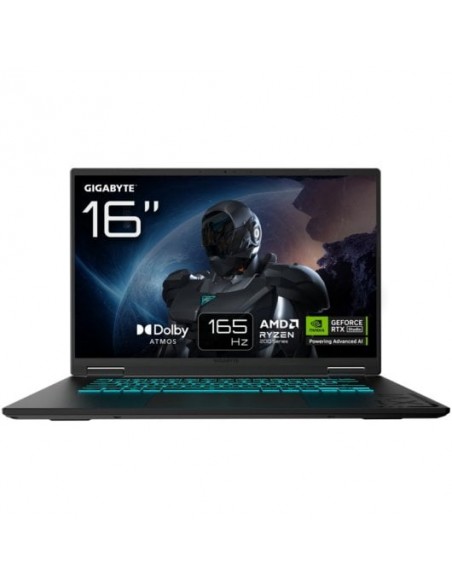 Gigabyte Gaming A16 AMD Ryzen 7-260/ 32GB/ 1TB SSD/ RTX 5070 8GB/ 16" Sin S.O. Portátil Gaming