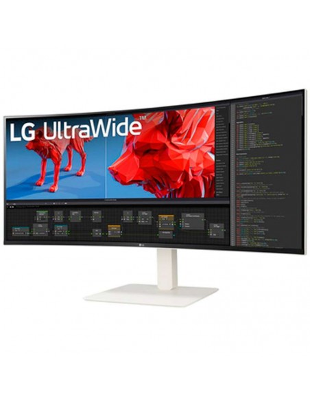 LG 38BR85QC-W 38" LED Nano IPS UWQHD+ 144Hz UltraWide HDR600 USB-C Blanco Monito Curvo