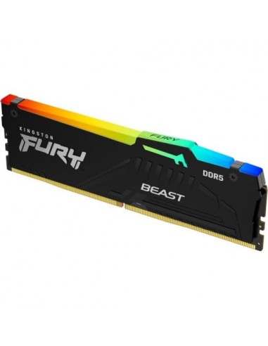 Kingston FURY Beast RGB DDR5 16GB 6000MHz CL30 Memoria RAM