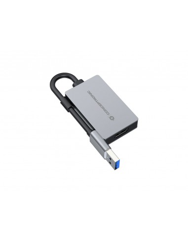 Conceptronic ABBY12GC Adaptador de Red USB-C a RJ-45 2.5GbE Wake-on-LAN Gris