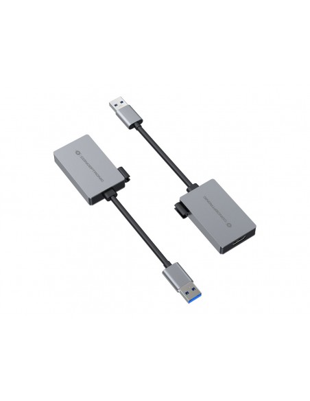 Conceptronic ABBY12GC Adaptador de Red USB-C a RJ-45 2.5GbE Wake-on-LAN Gris