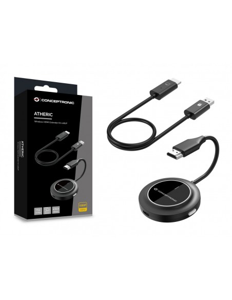 Conceptronic ATHERIC02B Kit Extensor HDMI Inalámbrico 1080P
