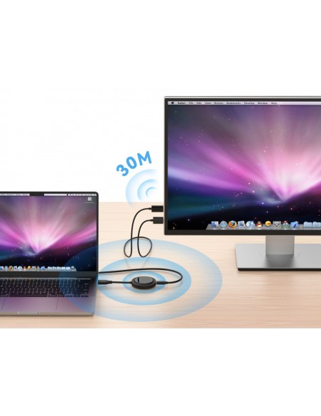 Conceptronic ATHERIC02B Kit Extensor HDMI Inalámbrico 1080P