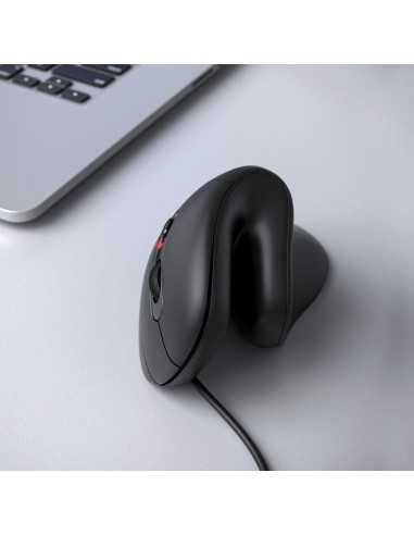 Equip 245119 Ratón Vertical Ergonómico con Cable (USB-C+A)