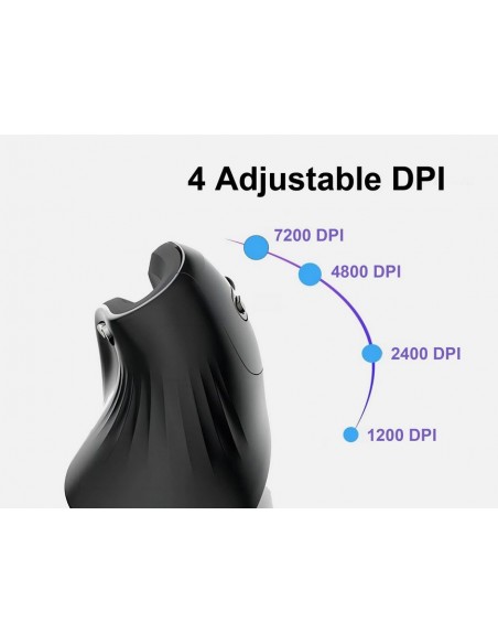 Equip 245119 Ratón Vertical Ergonómico con Cable (USB-C+A)