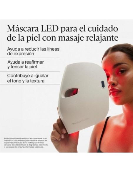 Therabody GLO LED Máscara Facial Inalámbrica Masaje Vibratorio