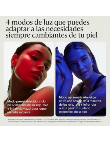 Therabody GLO LED Máscara Facial Inalámbrica Masaje Vibratorio
