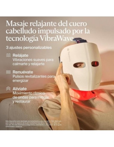 Therabody GLO LED Máscara Facial Inalámbrica Masaje Vibratorio