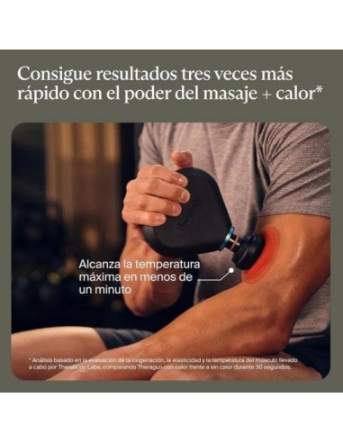 Therabody Theragun Mini Plus Pistola de Masaje Portátil con Calor