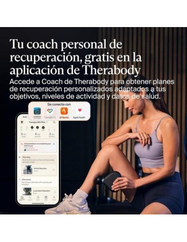 Therabody Theragun Mini Plus Pistola de Masaje Portátil con Calor