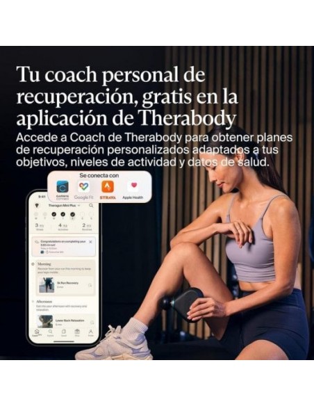 Therabody Theragun Mini Plus Pistola de Masaje Portátil con Calor