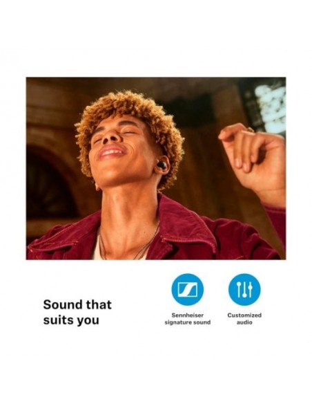 Sennheiser Accentum Auriculares True Wireless con Cancelación de Ruido Blancos