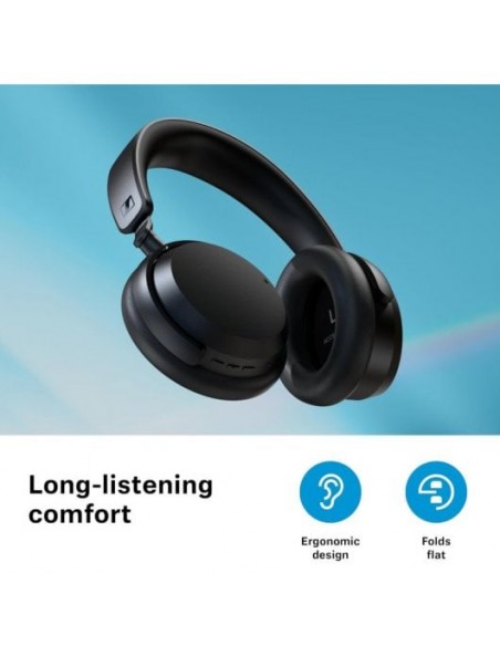 Sennheiser Accentum Wireless Auriculares Bluetooth con Cancelación de Ruido Negros
