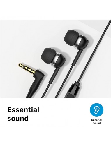 Sennheiser CX 80S Auriculares con Cable y Micrófono Negros
