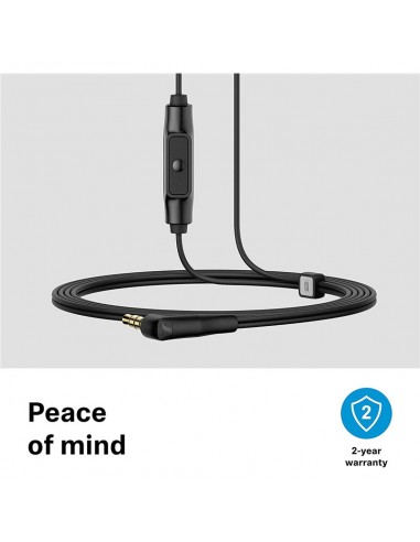 Sennheiser CX 80S Auriculares con Cable y Micrófono Negros