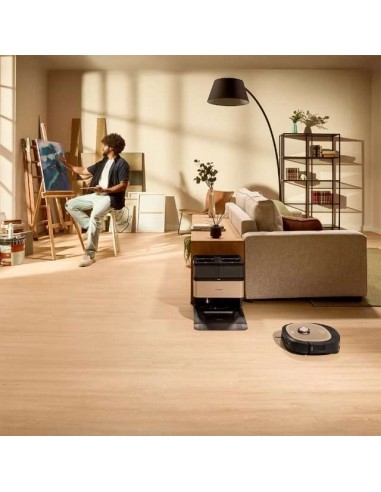 Cecotec Conga Z100 Robot Aspirador Especialista en Fregado con Tecnología AI LaserEye
