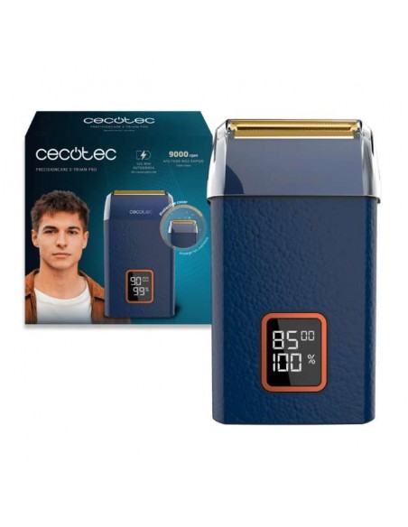 Cecotec PrecisionCare X-Trimm Pro Afeitadora Laminar con Cuerpo de Cuero