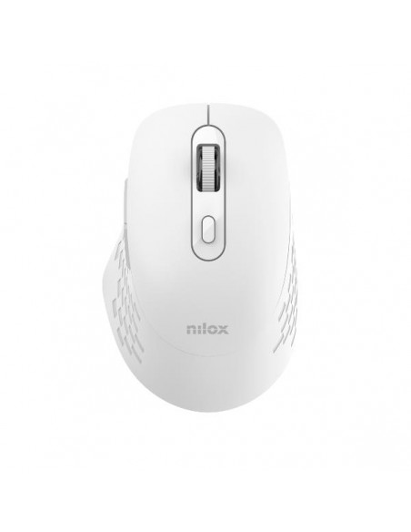 Nilox NXMODWI02 Ratón Dual Wireless Silencioso 1600 DPI Blanco