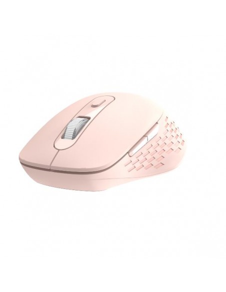 Nilox NXMODWI03 Ratón Dual Wireless Silencioso 1600 DPI Rosa