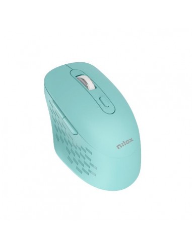 Nilox NXMODWI04 Ratón Dual Wireless Silencioso 1600 DPI Azul Claro