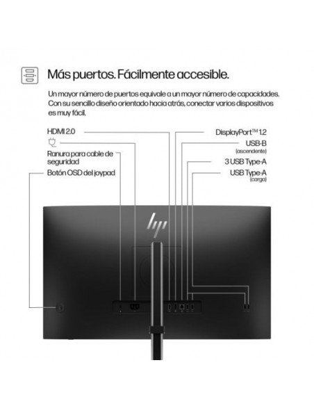 HP S5 Pro 527PQ 27" LED IPS QHD 100Hz Altura Ajustable Monitor