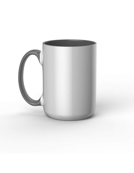 Cricut Taza Cerámica Biselada Gris 425ml (1 unidad)