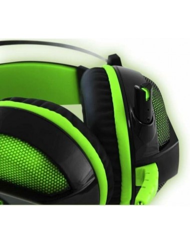 Droxio Hadlok Auriculares Gaming Negro/Verde