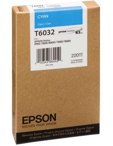 Epson T6032 Cian Tinta