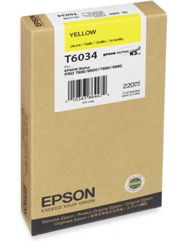 Epson T6034 Amarillo Tinta