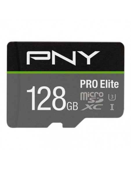 PNY Pro Elite MicroSDXC 128GB UHS-I U3 Clase 10 Tarjeta de Memoria