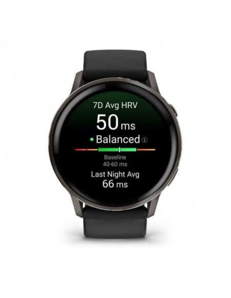 Garmin Venu 4 Bluetooth WiFi GPS 45mm AMOLED 5ATM Pulsómetro SpO2 Negro
