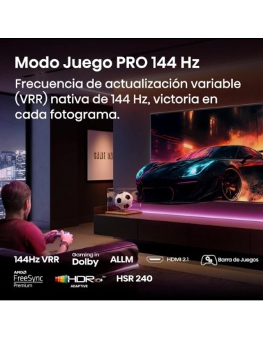 Hisense 100E7Q Pro 100" QLED 4K Ultra HD 144Hz Gaming, Dolby Vision IQ Televisor