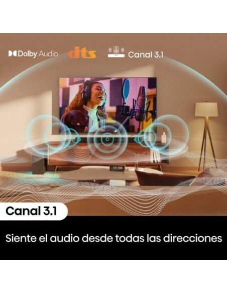 Hisense HS3100 Barra de Sonido 3.1 con Dolby Audio y DTS Virtual:X Bluetooth 5.3 HDMI 480W
