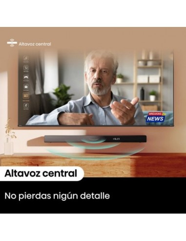 Hisense HS3100 Barra de Sonido 3.1 con Dolby Audio y DTS Virtual:X Bluetooth 5.3 HDMI 480W